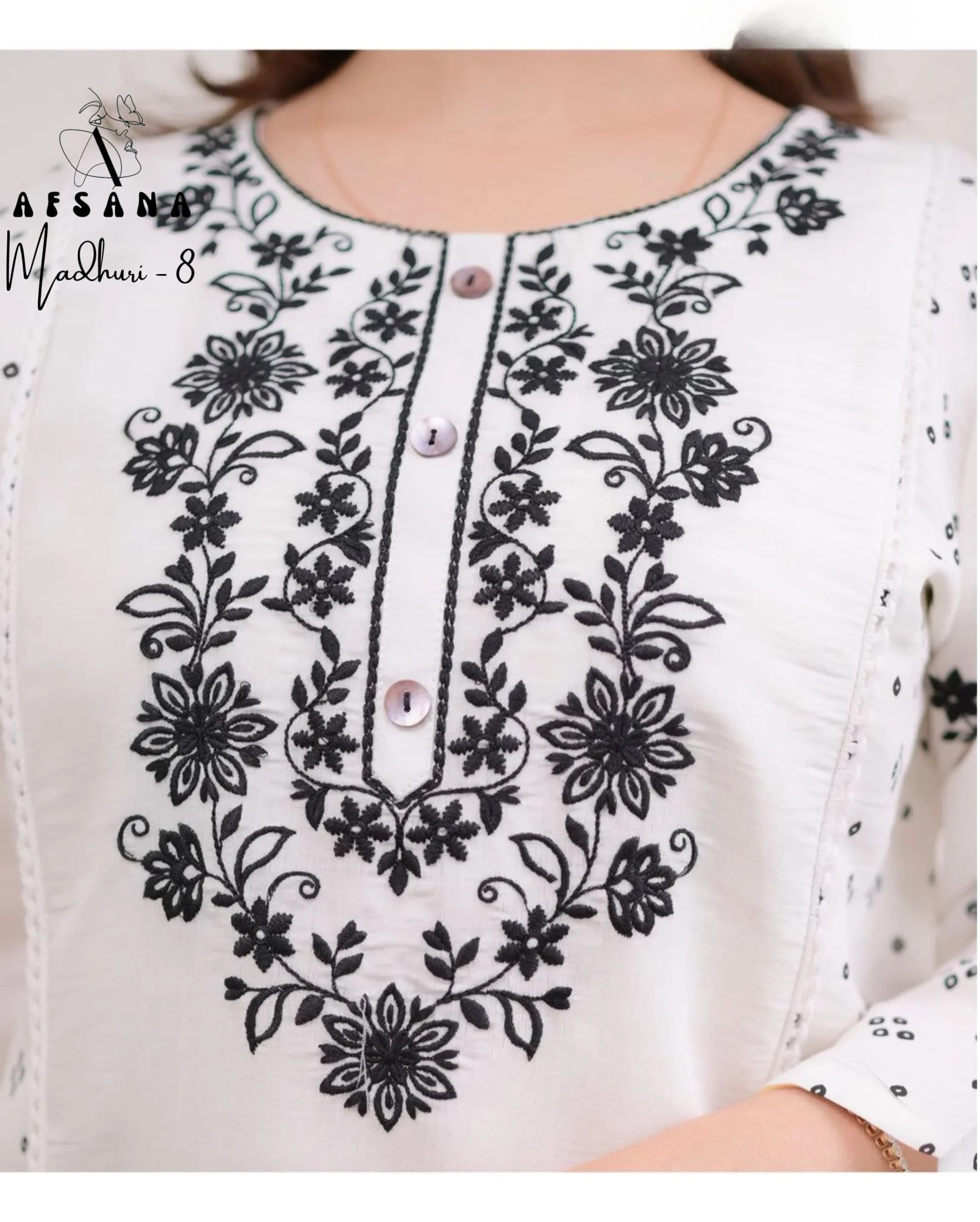 Afsana Madhuri 8 Cotton Wholesale Pakistani Readymade Salwar Suit Catalog — Wholesale Salwar Suits, MPA wholesale from Surat - Gallery Image 4